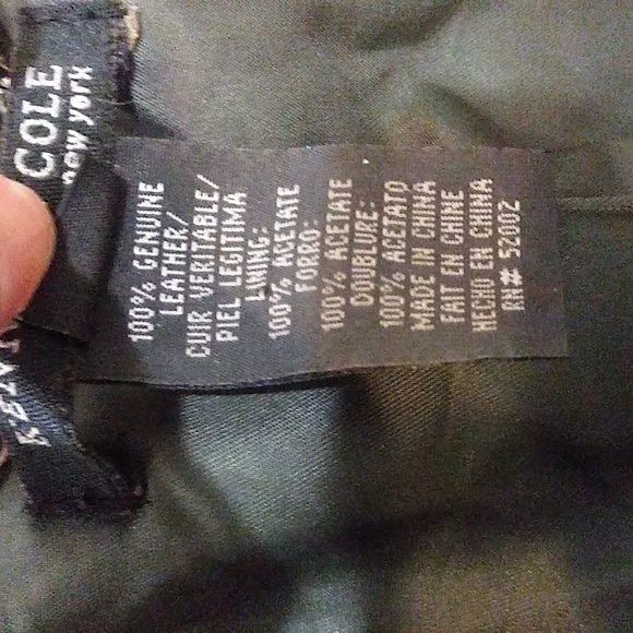 Black Leather Jacket by Kenneth Cole, Ladies size S - Picture 6 of 8